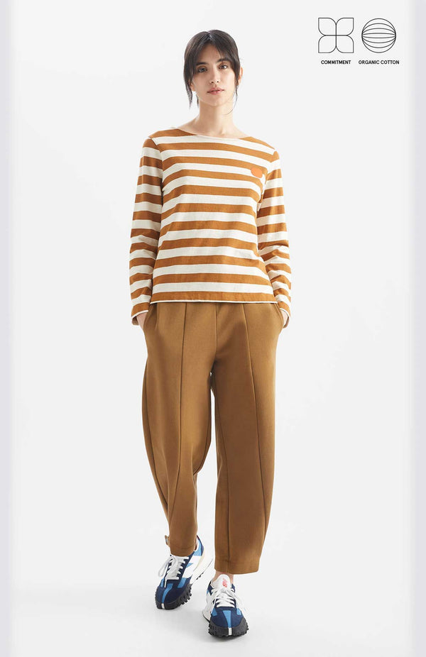 CAMISETA LOREAK MENDIAN STRIPED  MUJER