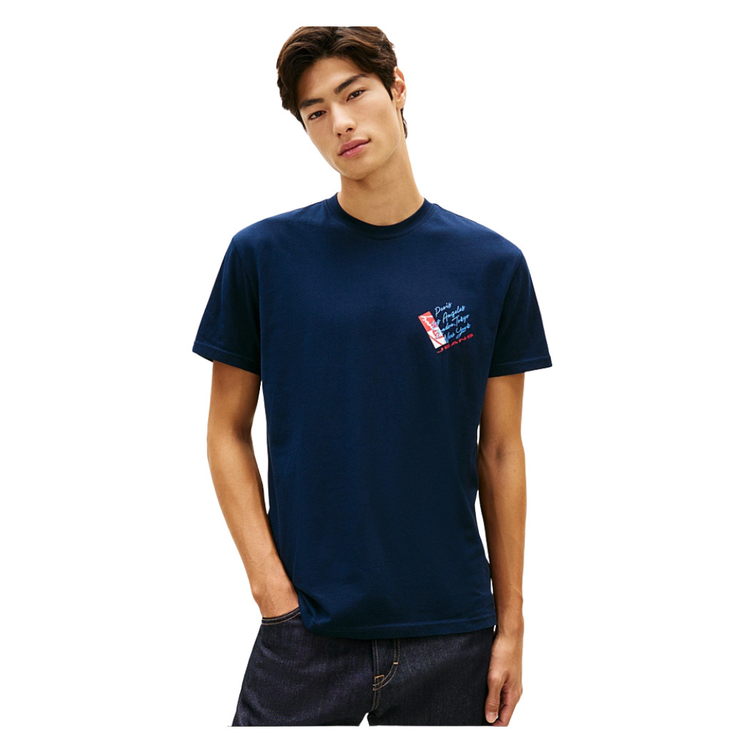 CAMISETA TOMMY JEANS REG SIGN SHIFT HOMBRE