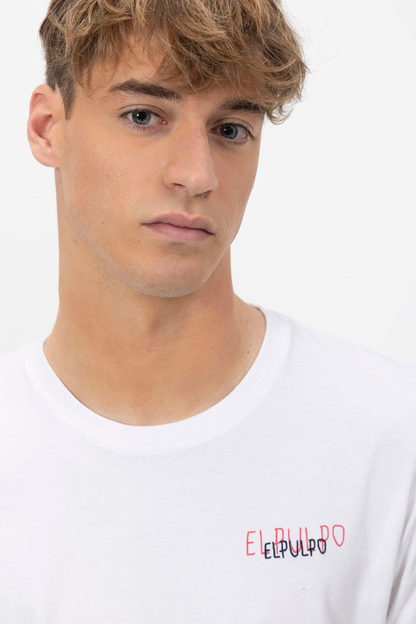 CAMISETA ELPULPO TRIPLE LOGO DIBUJADO HOMBRE