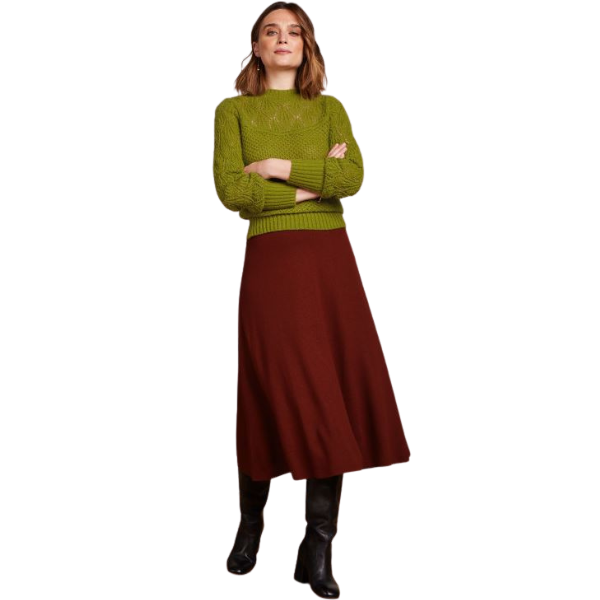 FALDA KING LOUIE JUNO MIDI MILANO MUJER