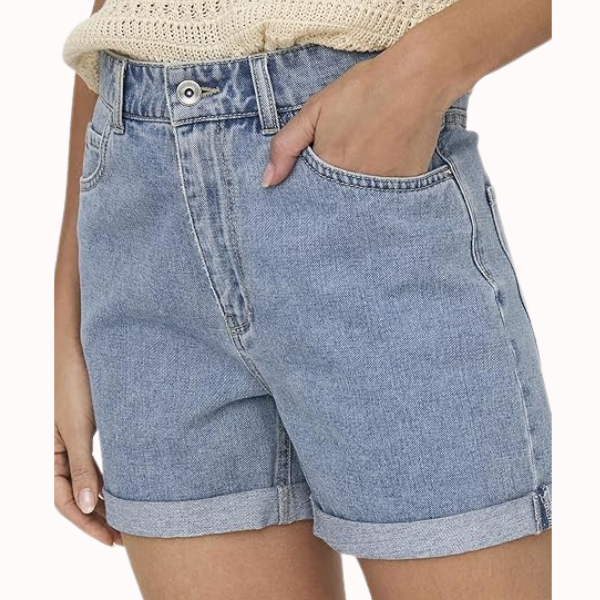 SHORT ONLY ONLVEGA HW MOM DENIM MUJER