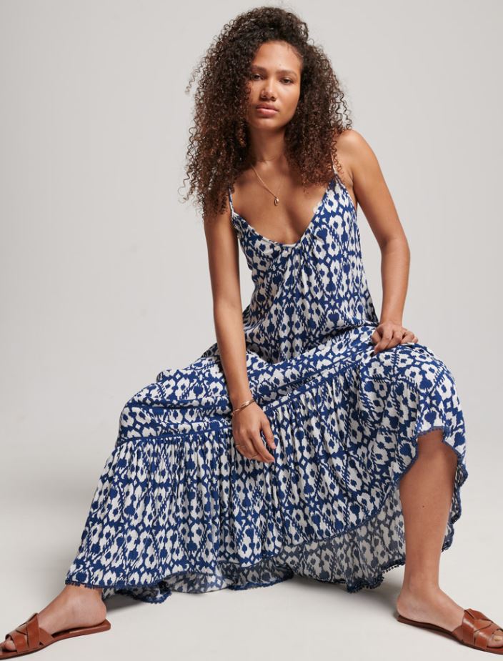 MAXI VESTIDO SUPERDRY TIRANTES