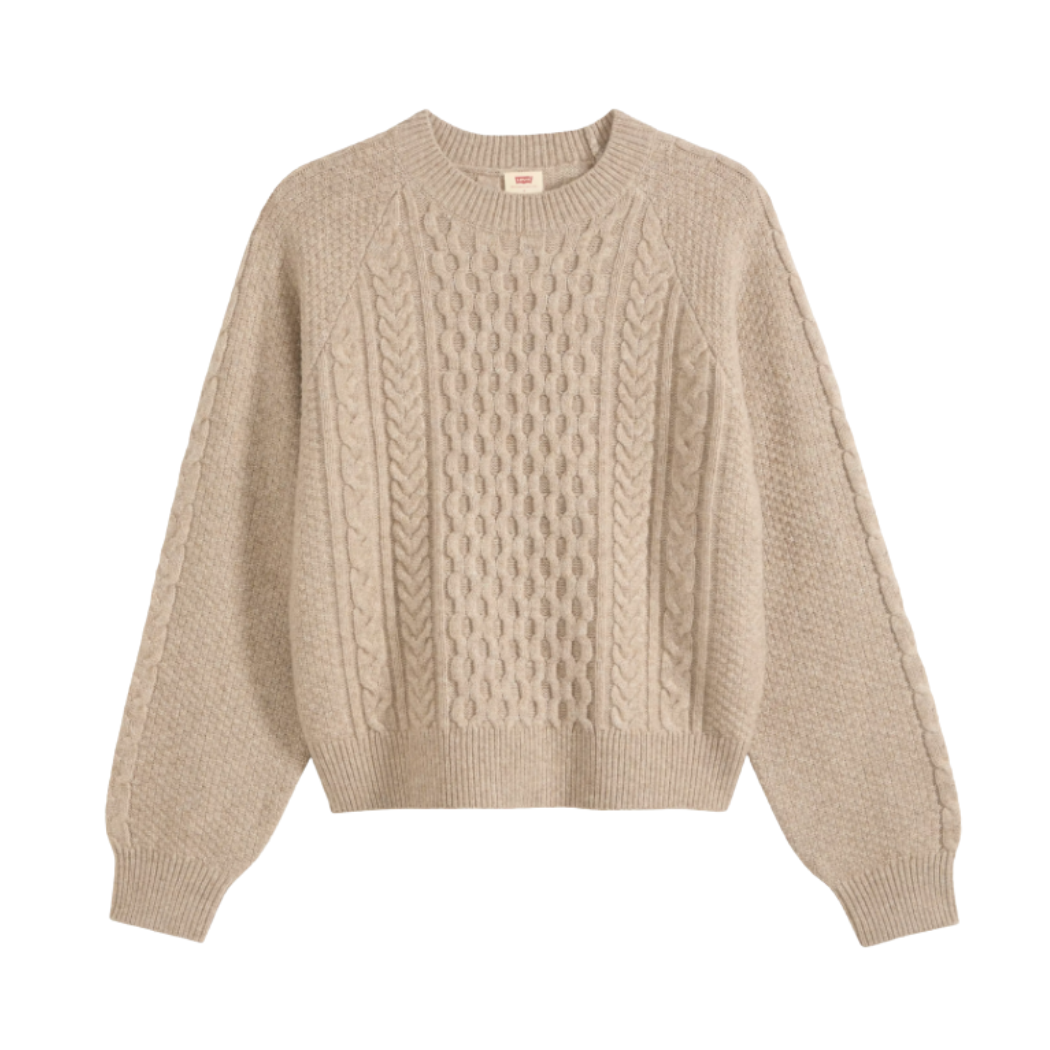 JERSEY LEVI'S® JOLIE CABLE CREWNECK MUJER