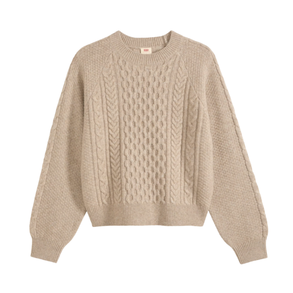 JERSEY LEVI'S® JOLIE CABLE CREWNECK MUJER