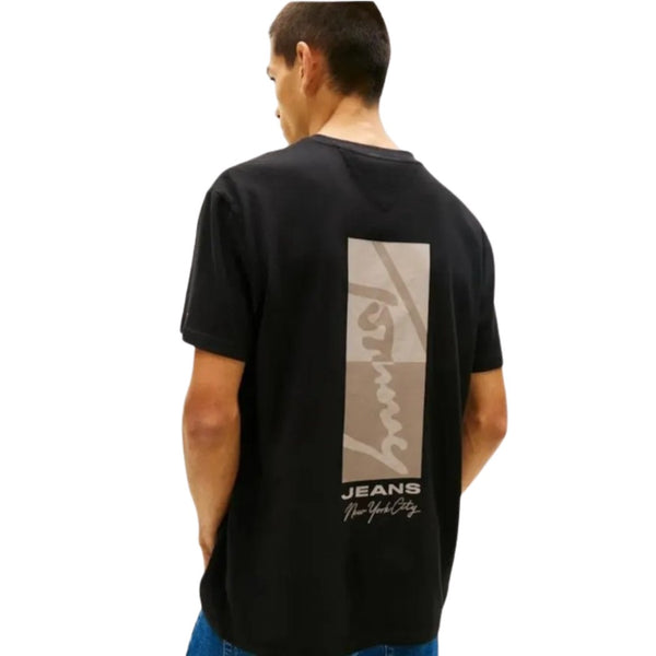 CAMISETA TOMMY JEANS REG SIGN BLOCK HOMBRE