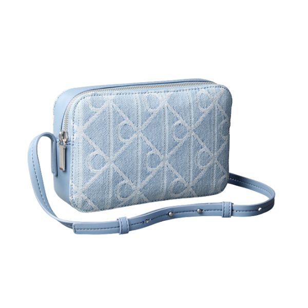 BOLSO CALVIN KLEIN EMBLEM AOP DENIM MUJER