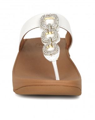 SANDALIA FITFLOP FINO CRYSTAL-CHAIN MUJER