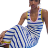 VESTIDO LOLA CASADEMUNT PUNTO RAYAS MUJER