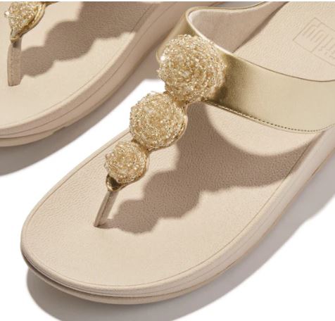 SANDALIA FITFLOP FINO BEADIE-BUTTON MUJER
