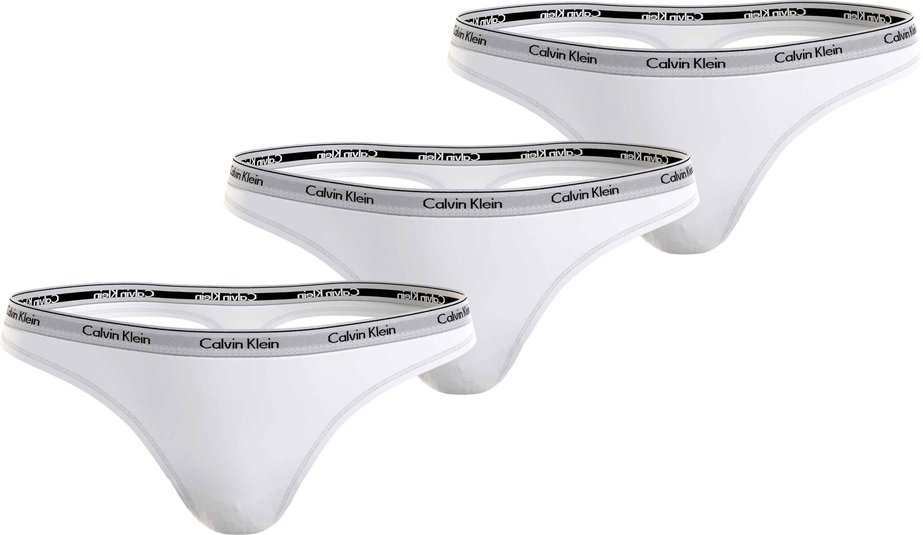 BRAGUITA THONG 3PK CALVIN KLEIN MUJER