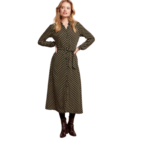 VESTIDO KING LOUIE OLIVE MAYFIELD MUJER