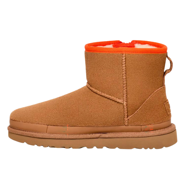 BOTAS UGG CLASSIC MINI ZIPPER TAPE LOGO MUJER