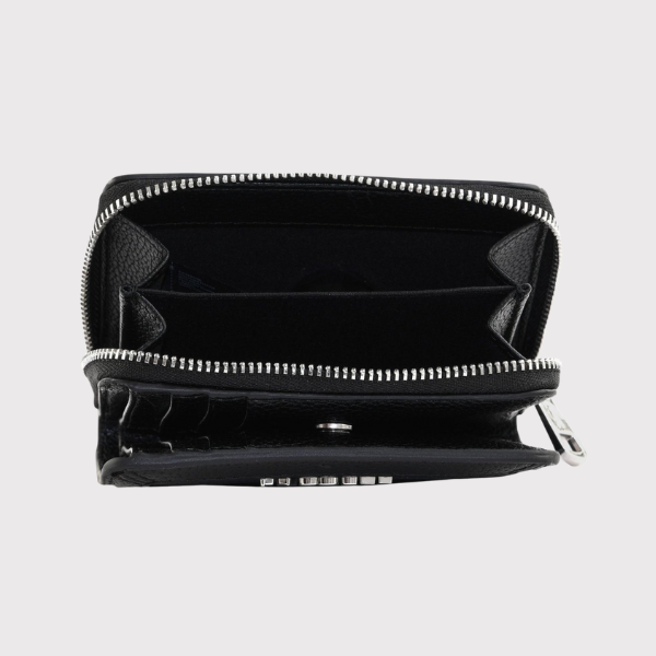 BILLETERO LACOSTE COMPACT ZIP MUJER