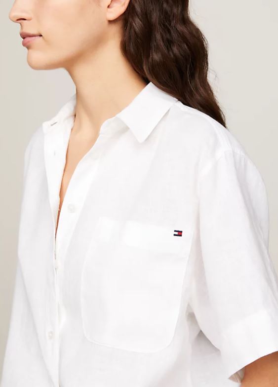 CAMISA TOMMY HILFIGER LINEN MUJER