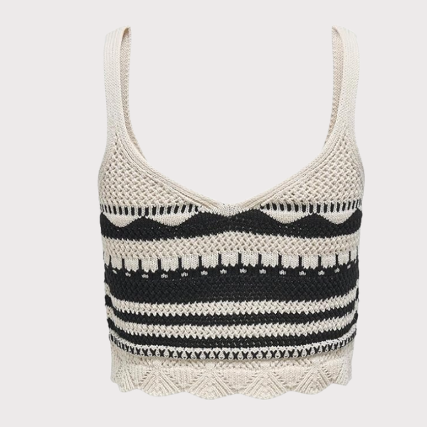 TOP ONLY ONLMERIDA CROP V-NECK MUJER