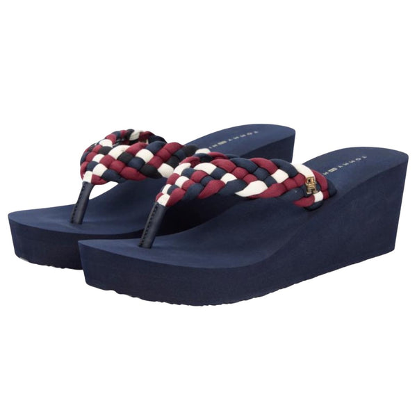 CHANCLA TOMMY HILFIGER WEDGE MUJER