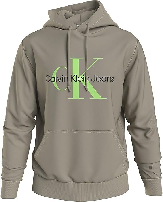 SUDADERA CALVIN KLEIN LOGO  HOMBRE