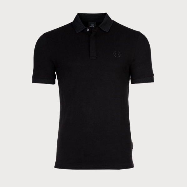 POLO ARMANI EXCHANGE DOUBLE BLACK