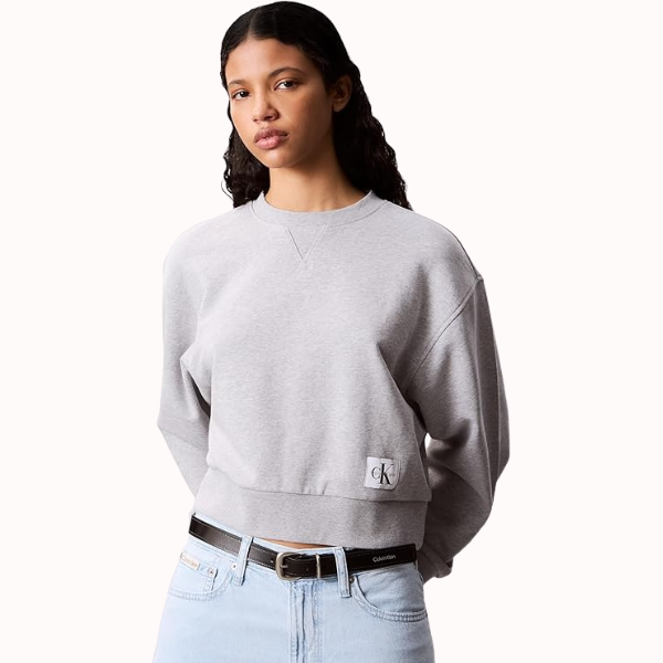 SUDADERA CALVIN KLEIN BADGE MUJER