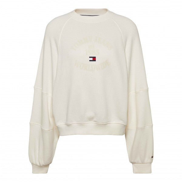 SUDADERA TOMMY HILFIGER RAGLAN  MUJER