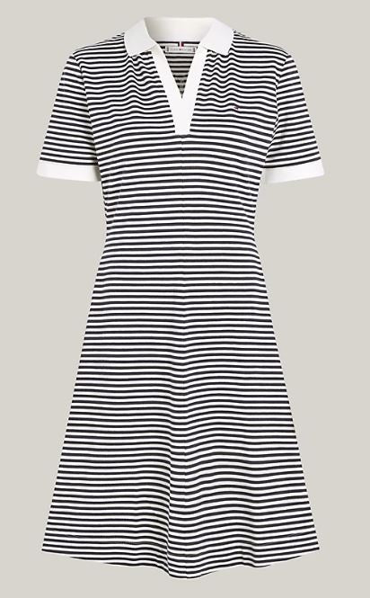 VESTIDO TOMMY HILFIGER OPEN PLCKT MUJER