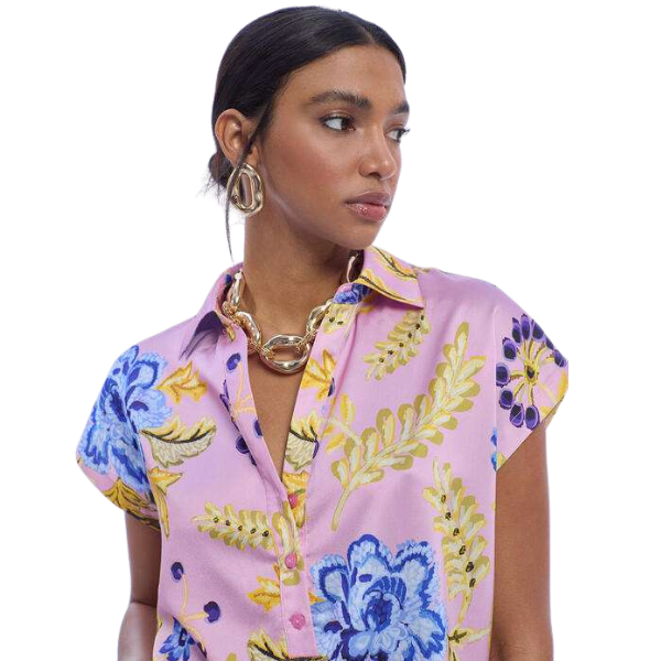 BLUSA LOLA CASADEMUNT FLORAL MUJER