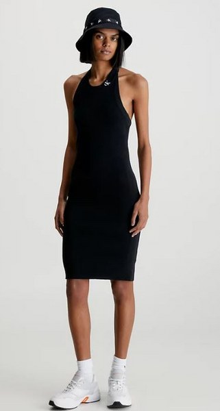 VESTIDO HALTERNECK CALVIN KLEIN MUJER