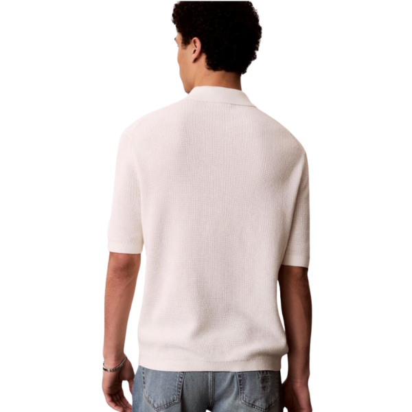 POLO CALVIN KLEIN COTTON WAFFLE HOMBRE