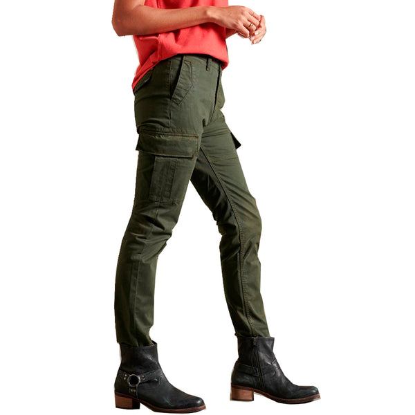 PANTALON SLIM CARGO SUPERDRY MUJER