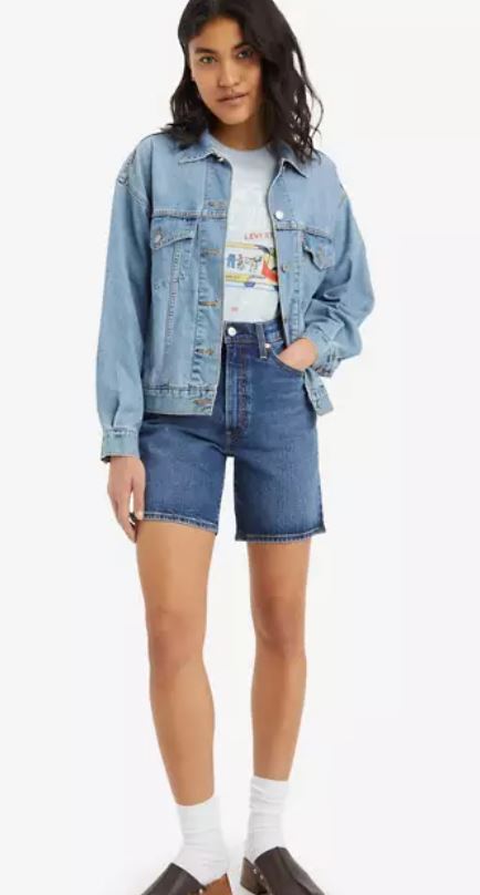 BERMUDA LEVIS RIBCAGE THE BASIC MUJER