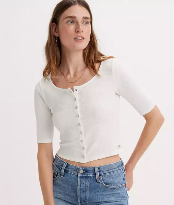 CAMISETA LEVI'S® DRY GOODS WAFFLE MUJER