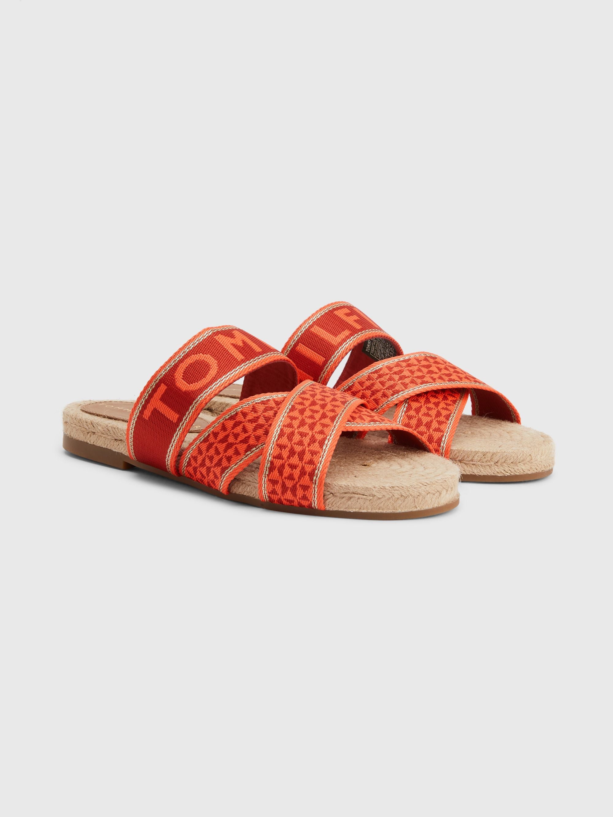 SANDALIA WEBBING FLAT TOMMY HILFIGER MUJER