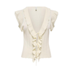 TOP ONLY ONLNELLY SL V-NECK STRING MUJER