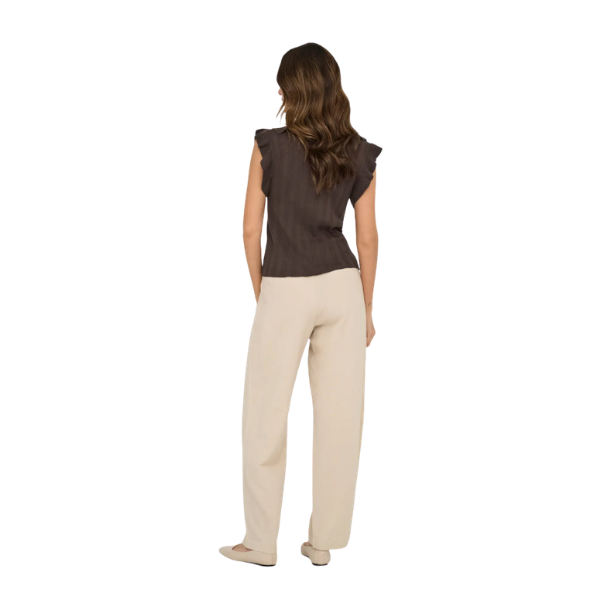 TOP ONLY ONLNELLY SL V-NECK STRING MUJER