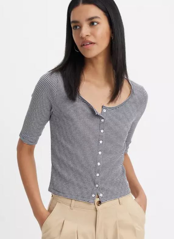 CAMISETA LEVIS DRY GOODS WAFFLE MUJER