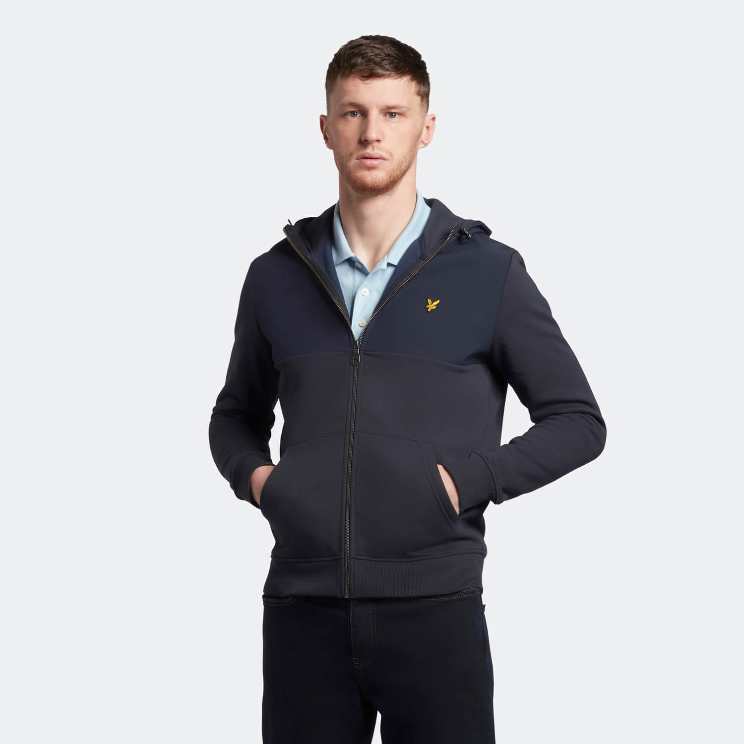 SUDADERA SOFTSHELL ZIP LYLE&SCOTT HOMBRE