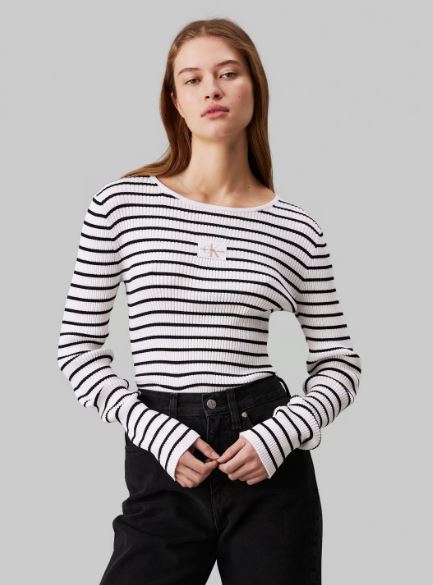 JERSEY CALVIN KLEIN LABEL TIGHT MUJER