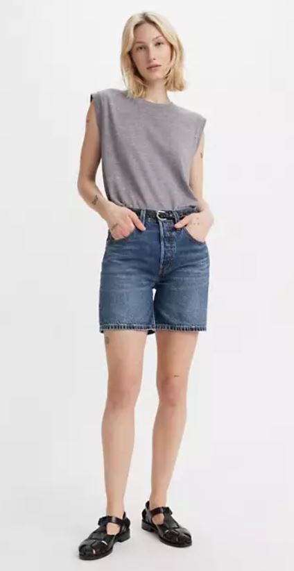 SHORT LEVIS 501 MID THIGH CROSSING MUJER