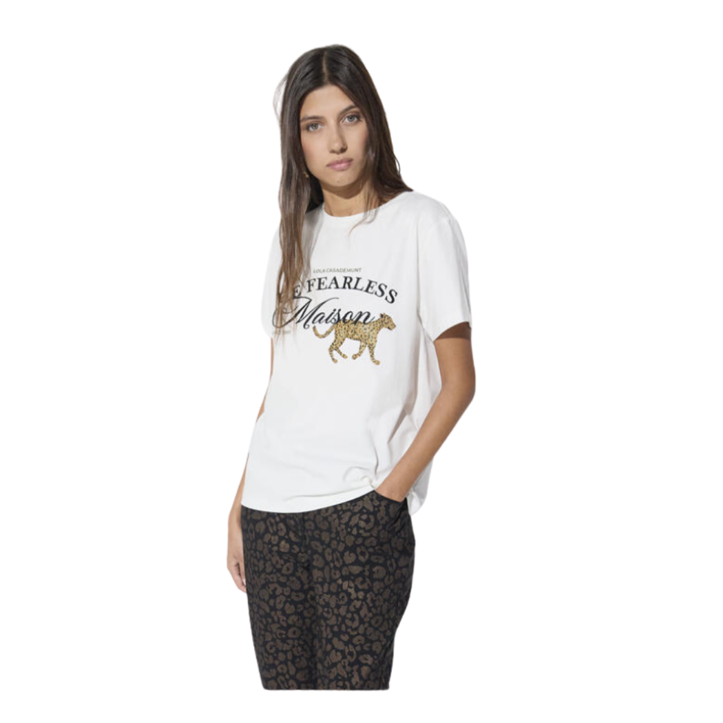 CAMISETA LOLA CASADEMUNT CUELLO CAJA MUJER