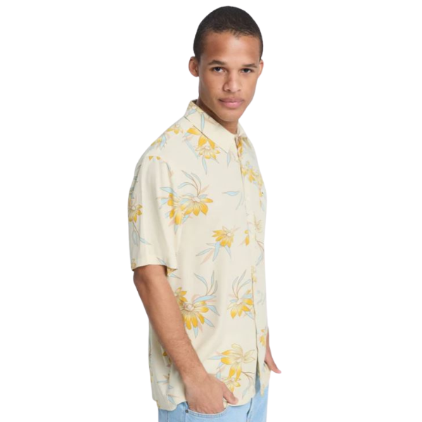 CAMISA QUIKSILVER COASTAL FLORAL HOMBRE