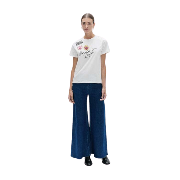 CAMISETA LOLA CASADEMUNT CUELLO CAJA MUJER