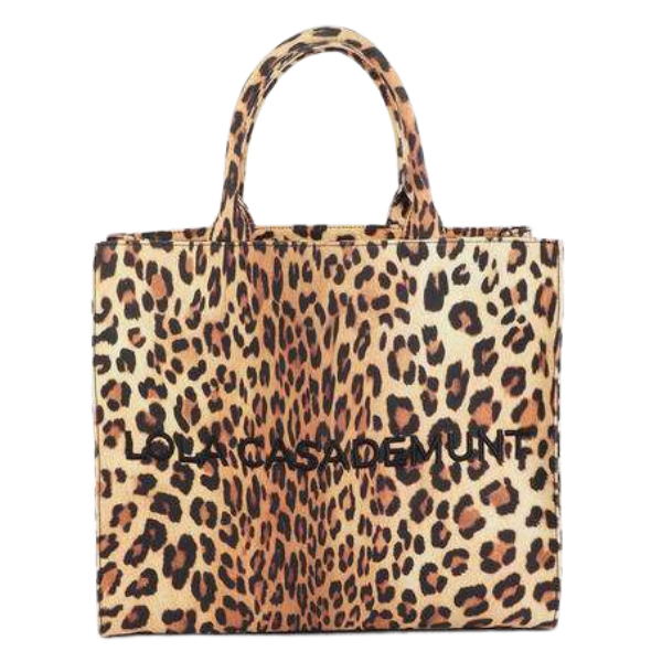 BOLSO LOLA CASADEMUNT TOTE LEOPARDO MUJER