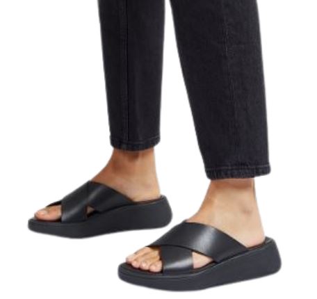 SANDALIA FITFLOP F-MODE FLATFORM MUJER
