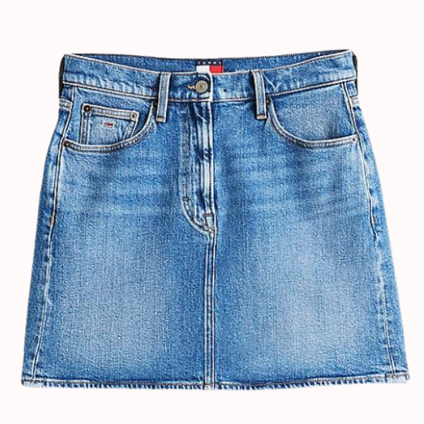 FALDA TEJANA TOMMY JEANS MOM MUJER