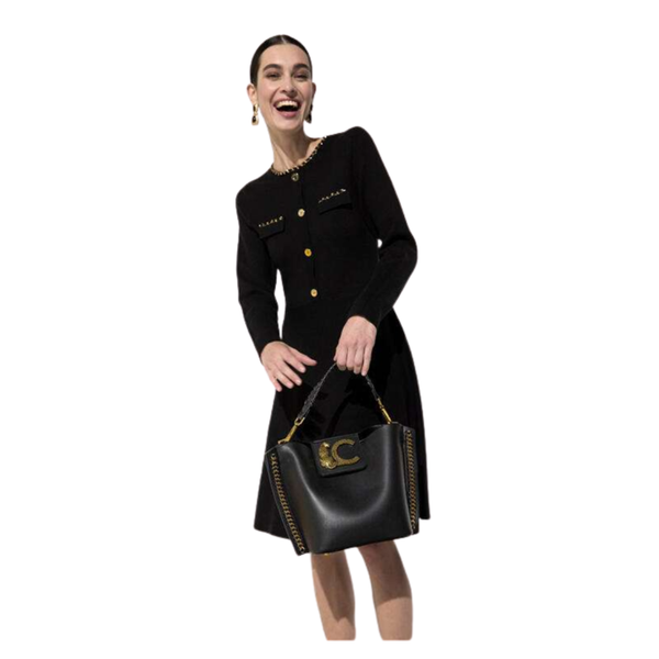 BOLSO LOLA CASADEMUNT CADENA LEOPARDO MUJER