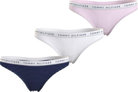 TANGA 3P THONG PRINT TOMMY HILFIGER MUJER