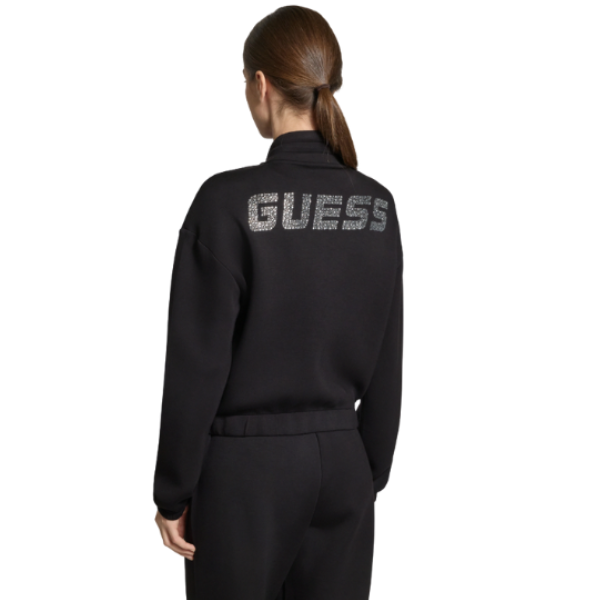 SUDADERA GUESS CECILIA SCUBA ZIP MUJER