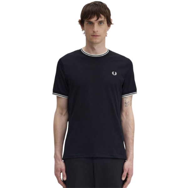 CAMISETA FRED PERRY TWIN TIPPED HOMBRE