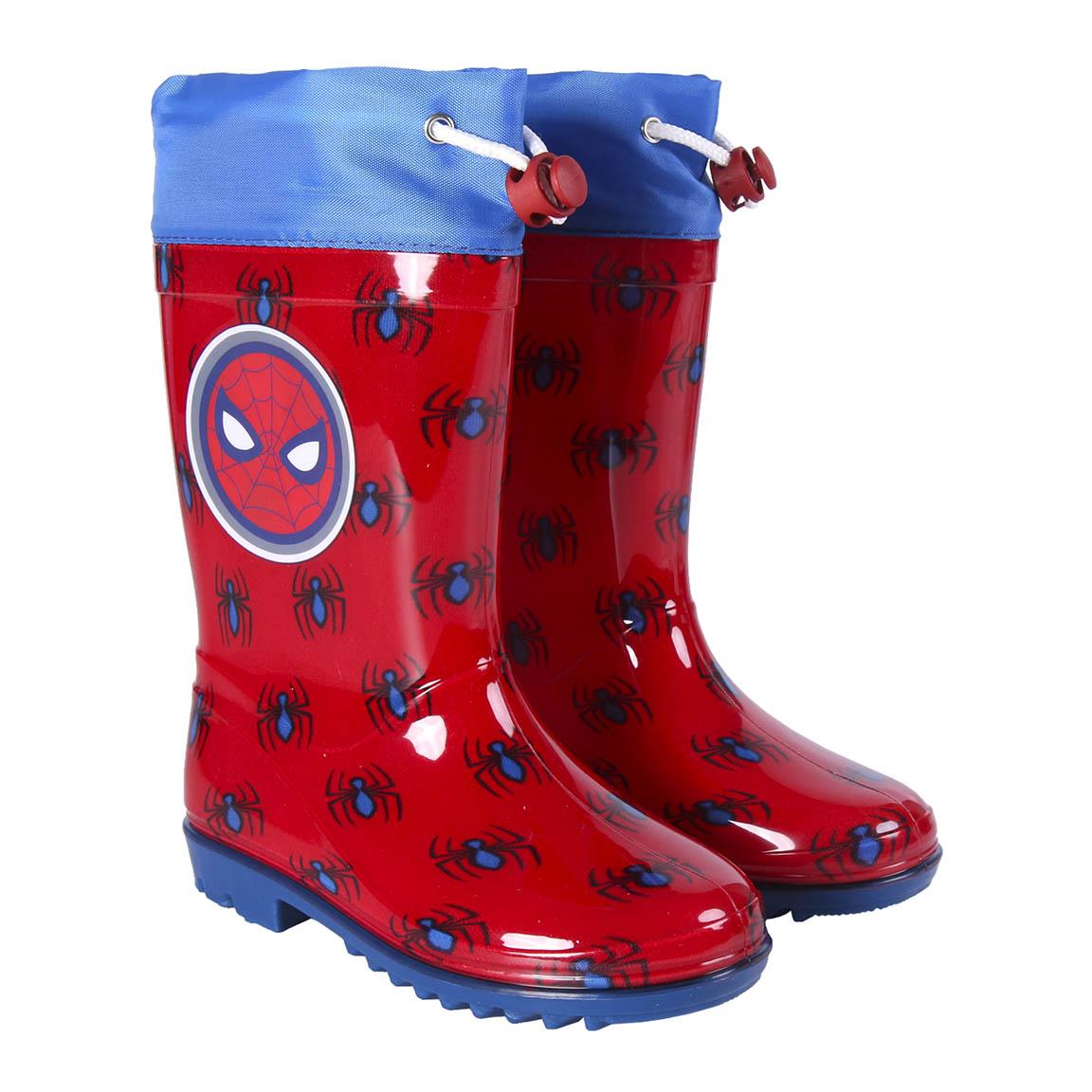 BOTAS LLUVIA PVC SPIDERMAN