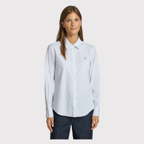 CAMISA TOMMY HILFIGER ESS POPLIN MUJER